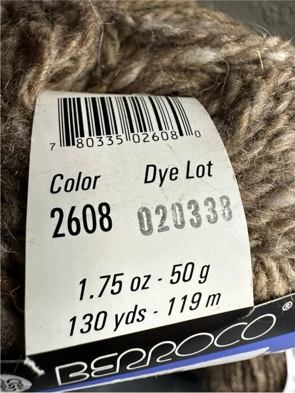Berroco Blackstone Tweed quahog lot of 3 ball yarn color 2608